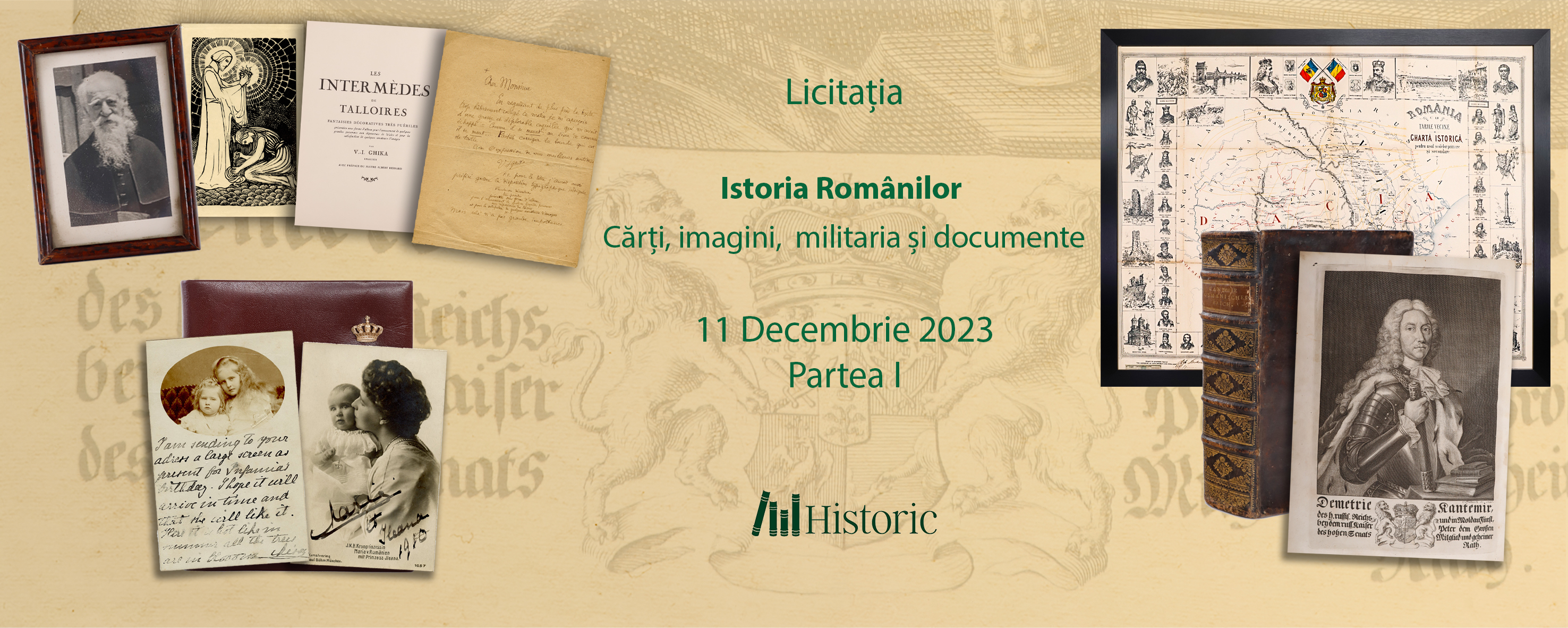 Licitația Istoria Românilor - Cărți, imagini, militaria - Partea 1