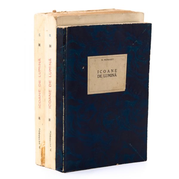 N. Petrașcu, Icoane de lumină, trei volume, 1935, cu dedicație