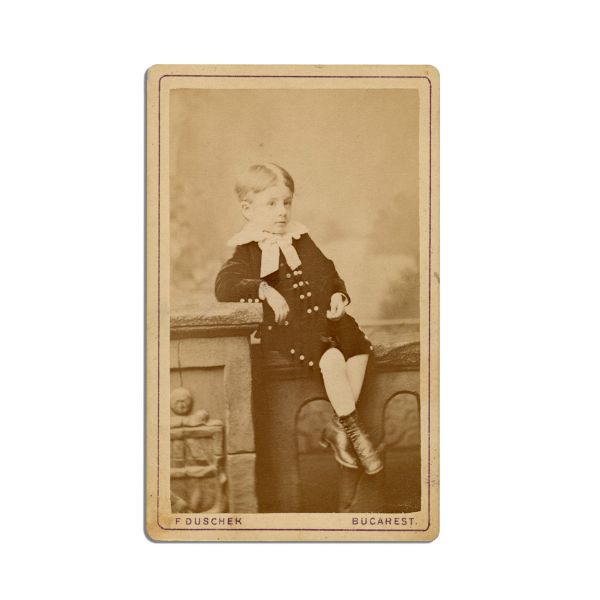9 fotografii format carte-de-visite, atelier Franz Duschek
