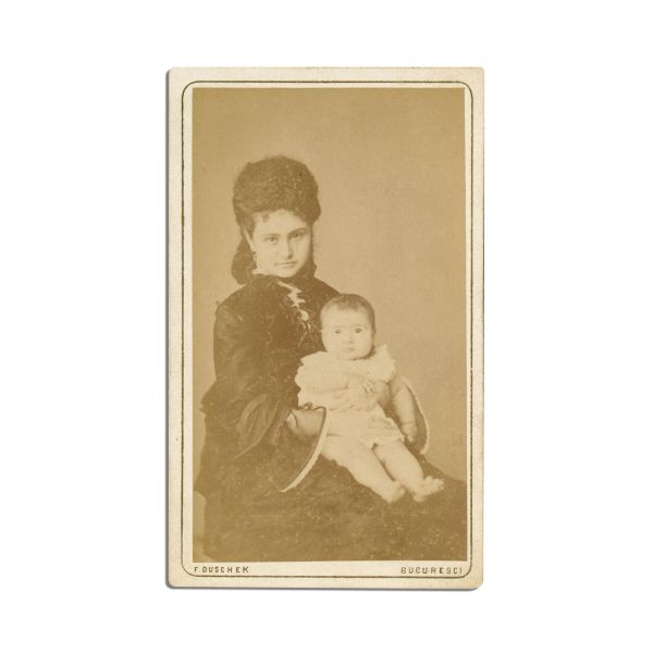 9 fotografii format carte-de-visite, atelier Franz Duschek