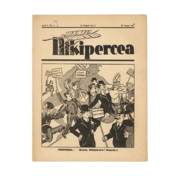 Publicația „Nikipercea”, Anul I, Nr. 1, 29 iunie 1935