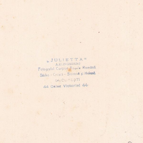 Regele Ferdinand I al României, fotografie de mari dimensiuni, 1925, cu semnătură