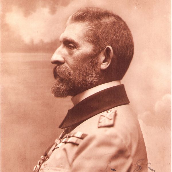 Regele Ferdinand I al României, fotografie de mari dimensiuni, 1925, cu semnătură