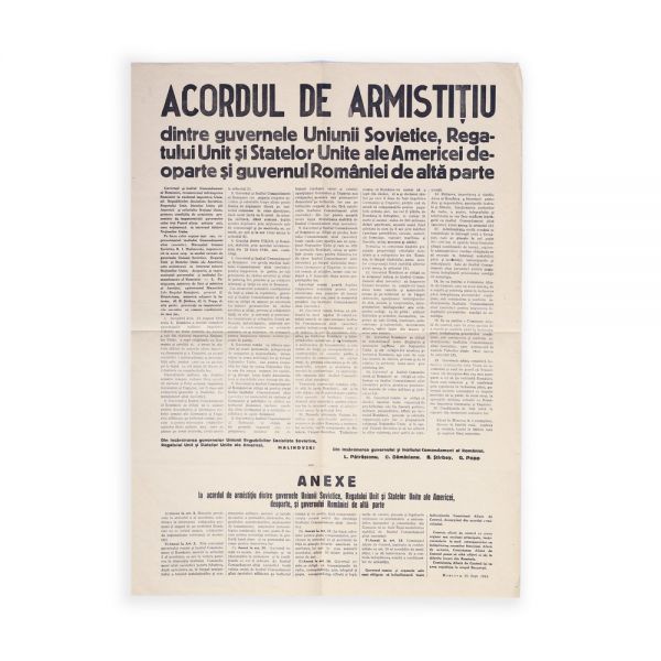 Acordul de Armistițiu dintre Aliați și România