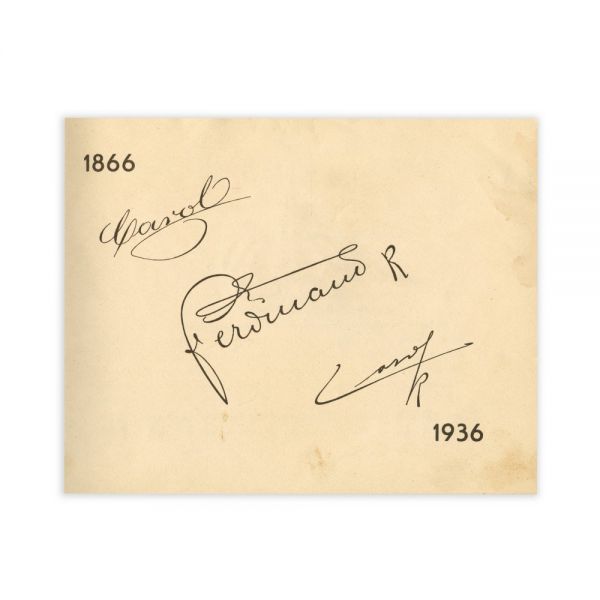 Album - Carol I, Ferdinand I, Carol II, 1866-1936
