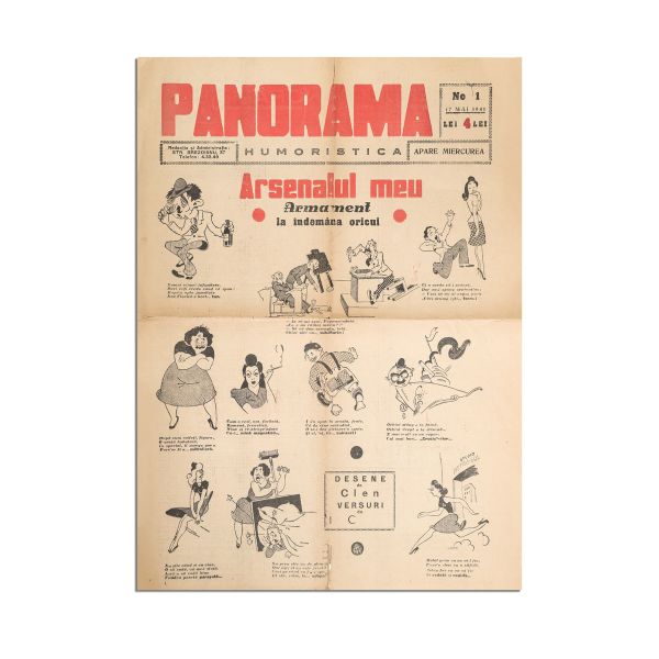 Publicația „Panorama”, Nr. 1, 17 mai 1941