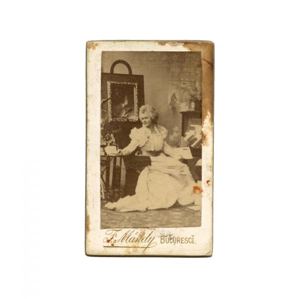Regele Carol I și Regina Elisabeta, fotografii în miniatură, atelier Franz Mandy