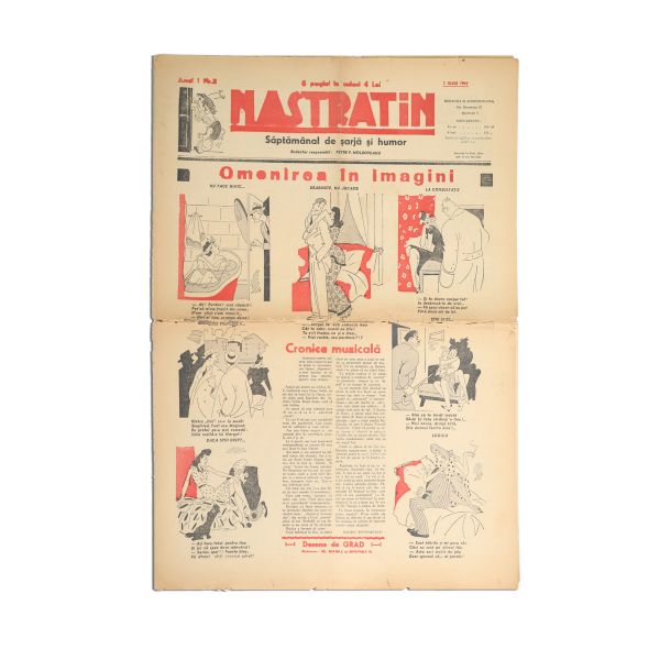 Publicația „Nastratin”, Anul I, nr 1, și Nr. 2, 1941