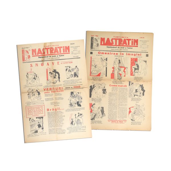 Publicația „Nastratin”, Anul I, nr 1, și Nr. 2, 1941