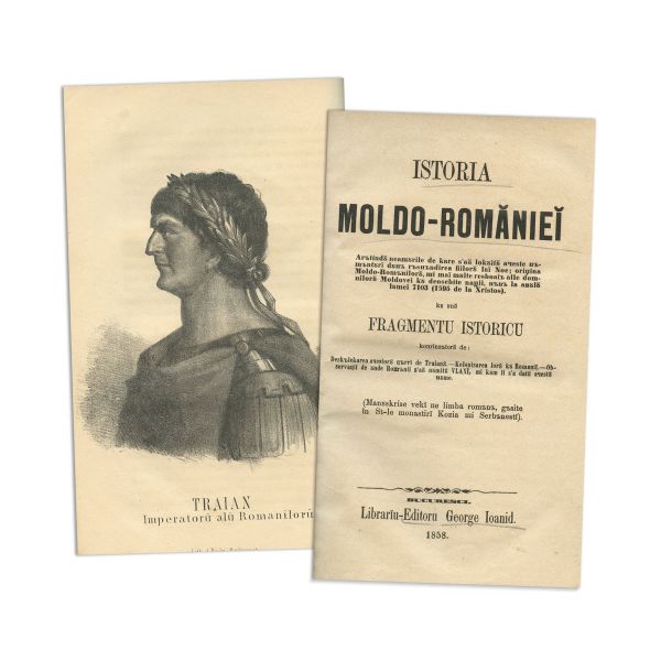 George Ioanid, Istoria Moldo-României, 1858, două volume colligate