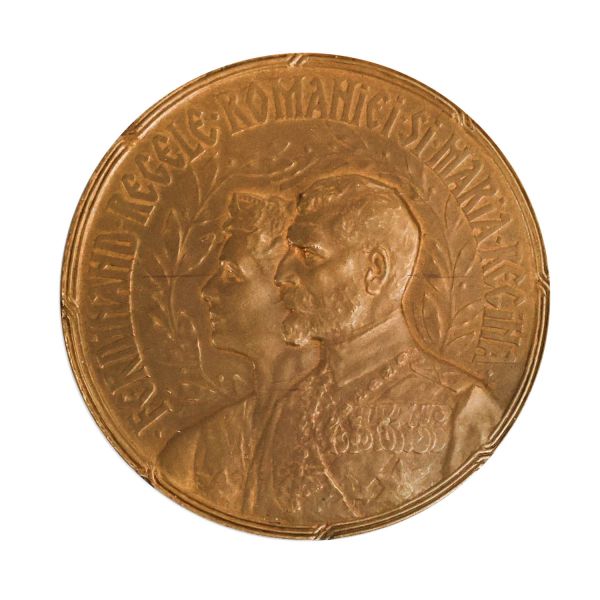 Încoronarea de la Alba Iulia, medalie din bronz, gravor C. Kristescu