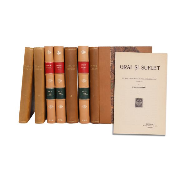Publicația „Grai și suflet”, 1923-1937, 7 volume