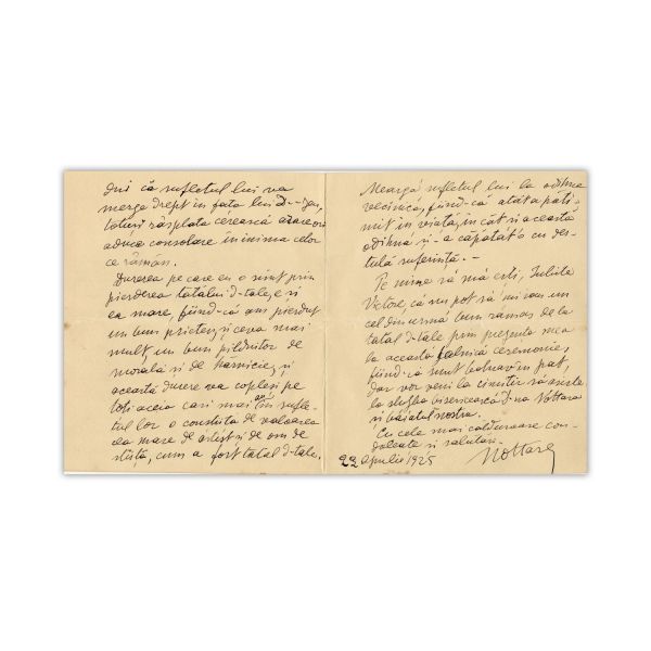 Constantin C. Nottara, trei scrisori pentru George și Victor Stephănescu, 1907-1925 + carte de vizită