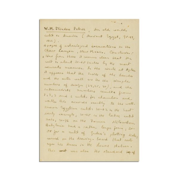 Mircea Eliade, Note Varia, manuscris