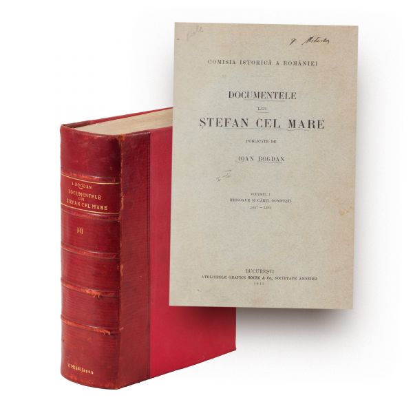 Ioan Bogdan, Documentele lui Ștefan cel Mare, două volume colligate, 1913
