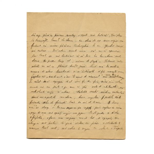 Mircea Eliade, caiet-manuscris „Amintiri din retragere”, 1922