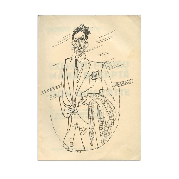 Jacques G. Costin, Exerciții pentru mâna dreaptă și Don Quichotte, 1931, cu dedicația autorului