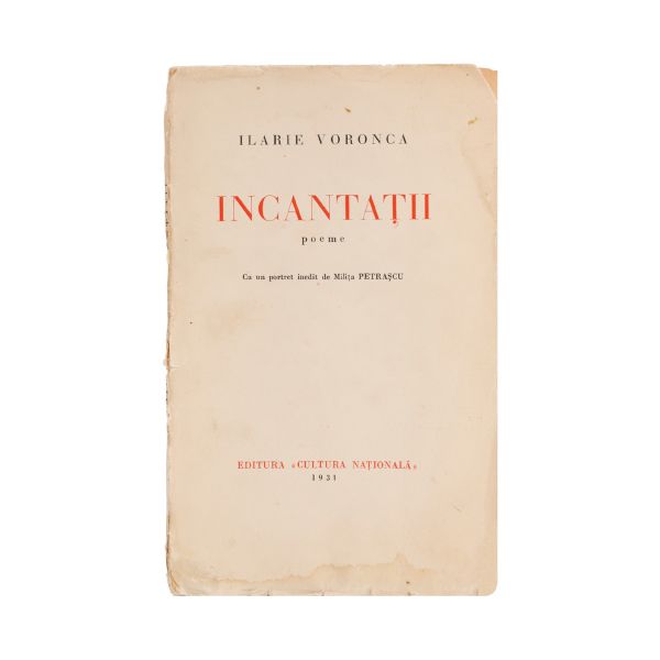 Ilarie Voronca, Incantații, 1931