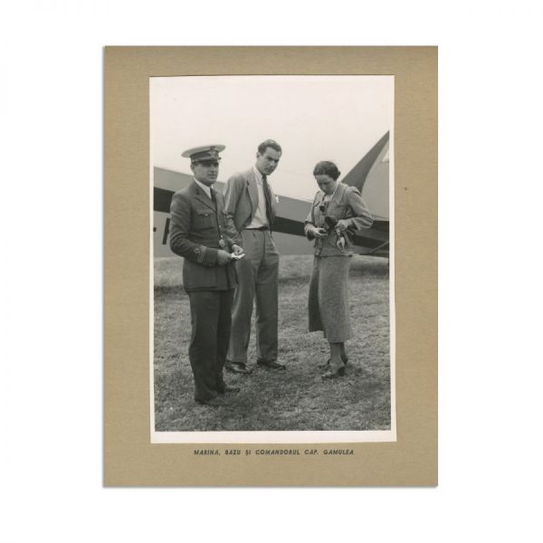Album fotografic, Cupa Ziarului „Tempo”, 1936, cu semnăturile aviatorilor – Bâzu Cantacuzino