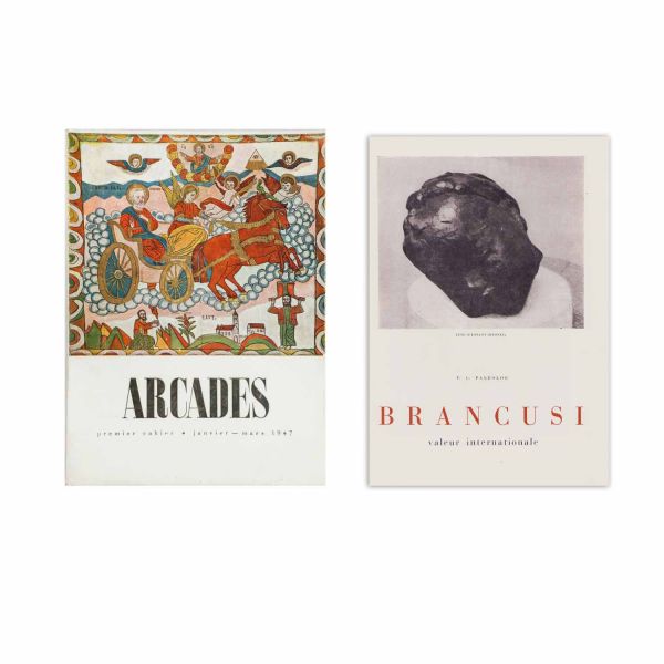 Publicația „Arcades”, An I, nr. 1, 1947, cu un studiu despre C. Brâncuși de V. G. Paleolog
