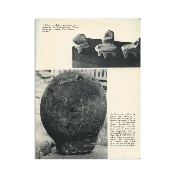 Petru Comarnescu, Témoignages sur Brancusi, 1967