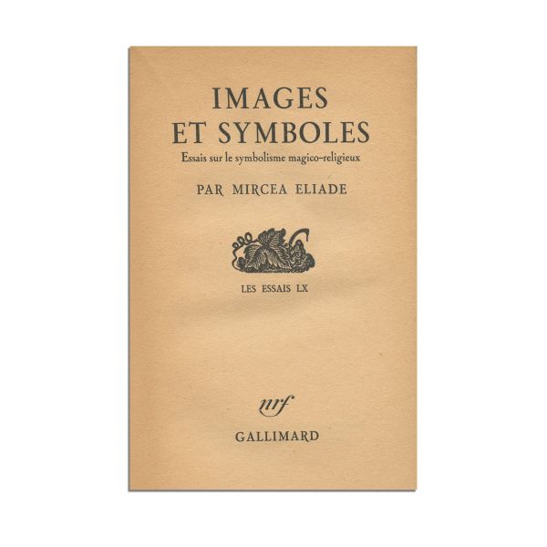 Mircea Eliade, Images et symboles, 1952, cu dedicație pentru Witold Gombrowicz
