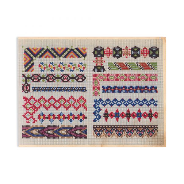 Ani și Olivia Sârbu, Album de cusături și țesături naționale românești, 1929, cu ștampila de tiraj a autoarelor