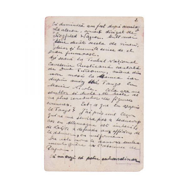 Colecție de 10 cărți poștale ilustrate expediate de principele Carol al României iubitei sale, Ella Filitti