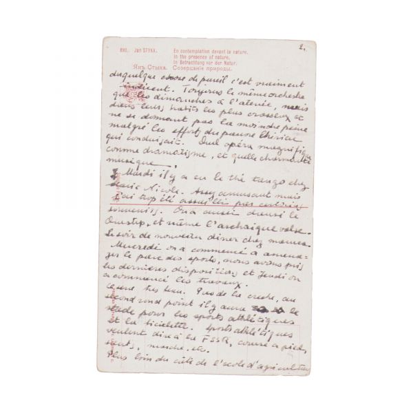 Colecție de 10 cărți poștale ilustrate expediate de principele Carol al României iubitei sale, Ella Filitti