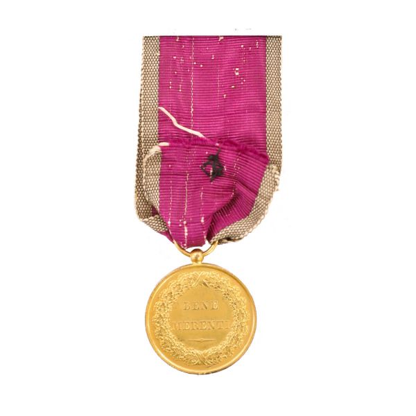 Medalia „Bene Merenti”, clasa I + brevet, cu semnătura regelui Carol I, acordate lui George Stephanescu