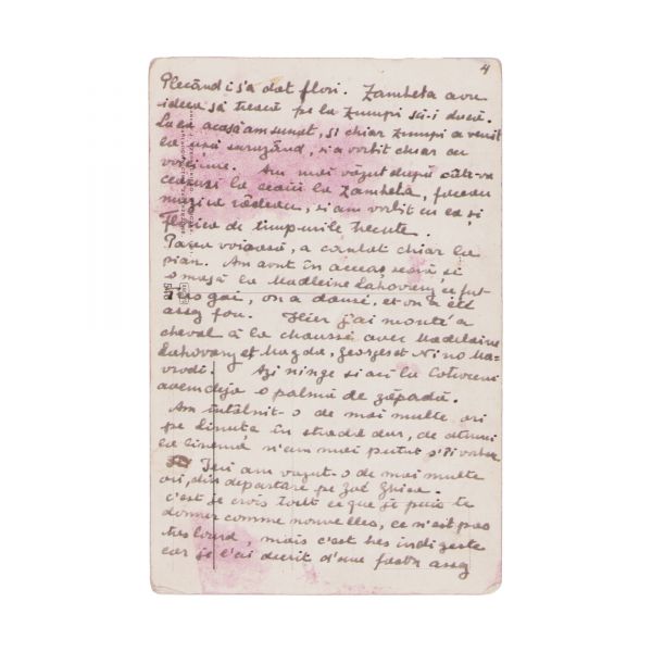 Colecție de 10 cărți poștale ilustrate expediate de principele Carol al României iubitei sale, Ella Filitti