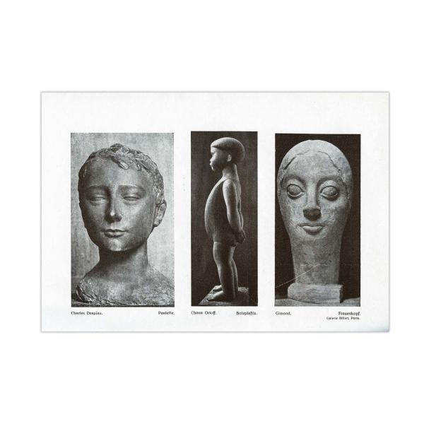 Publicația „Der Cicerone”, Anul XIV, 1922, cu un articol despre August Rodin, maestrul lui Constantin Brâncuși