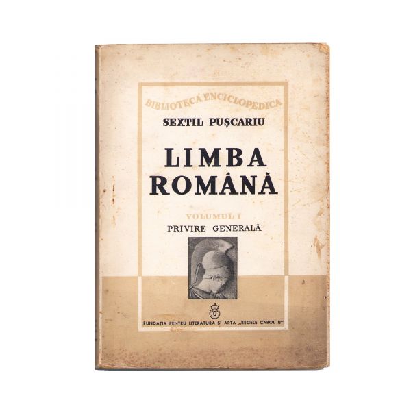 Sextil Pușcariu, Limba Română, 1940, cu dedicație olografă