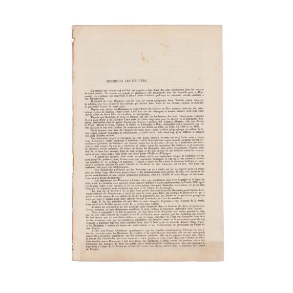 Nicolae Rosetti-Roznovanu, documente privind corpurile legiuitoare + documente privind Constituția României + discursuri, 1866