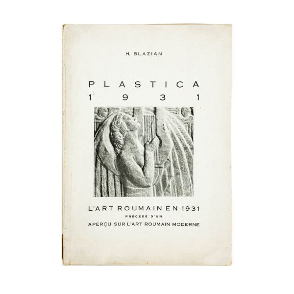 H. Blazian, Plastica anului 1931, cu o reproducere după Cap de C. Brâncuși
