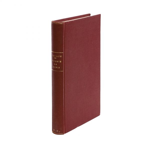 Mircea Eliade, În curte la Dionis, 1977, cu dedicație către Mircea Handoca