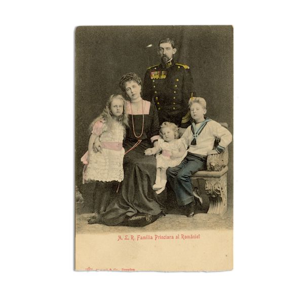 Familia regală a României, șase cărți poștale ilustrate