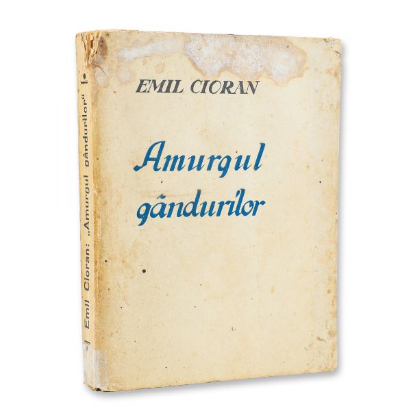 Emil Cioran, Amurgul gândurilor, 1940, prima ediție