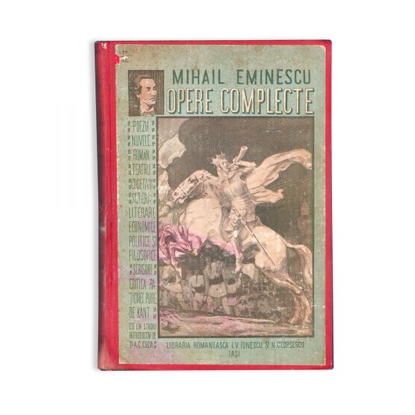 M. Eminescu, Opere Complecte, 1914, cu ex-librisul lui Geo Dumitrescu