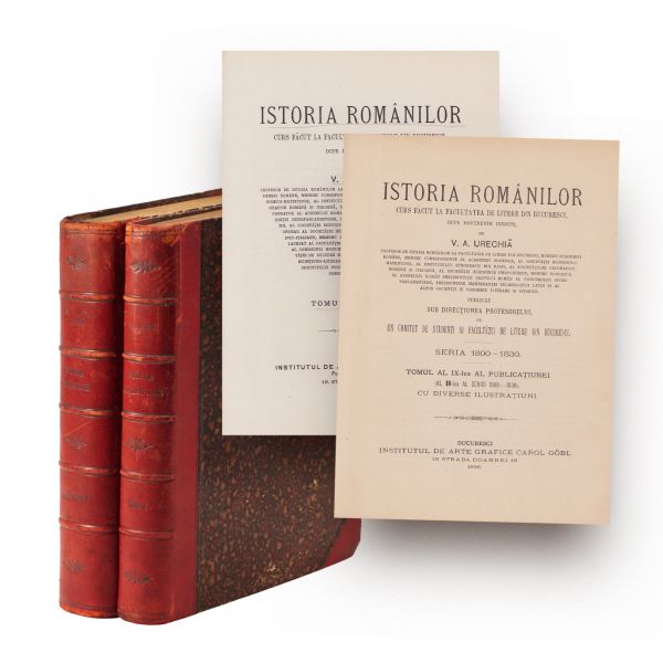 V. A. Urechia, Istoria românilor, 1896-1900, două tomuri