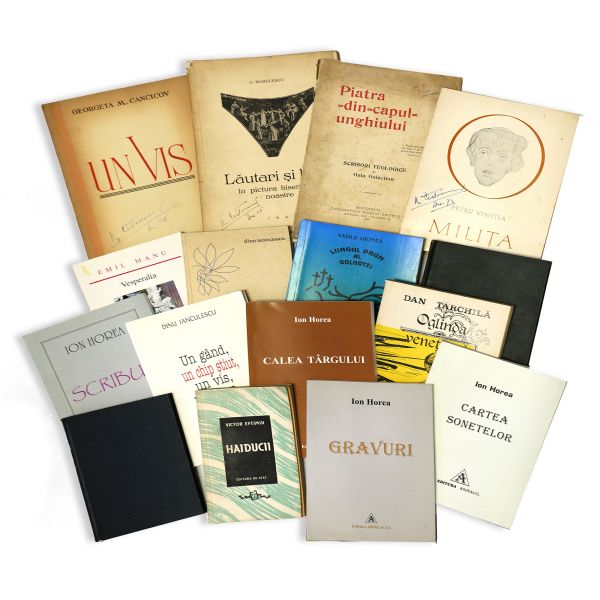C. Bobulescu, Ion Călugăru, Victor Ion Popa, Victor Eftimiu, Ion Horea, colecție de 16 volume