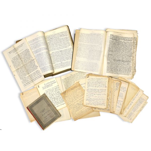 D. D. Roșca, arhivă de manuscrise, cursuri, adrese, note de lectură, 1957-1959 
