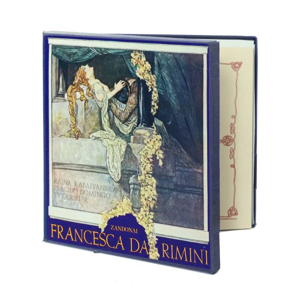 Riccardo Zandonai, Francesca Da Rimini, 3 discuri LP + pliantul operei