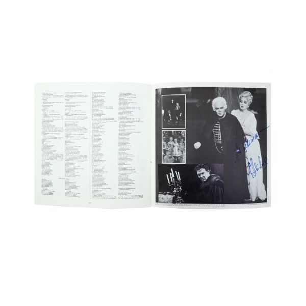Pyotr Ilyich Tchaikovsky, Pique Dame, 3 discuri LP + pliant cu autograful interpreților