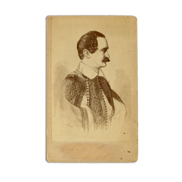Personalități istorice, opt fotografii format carte-de-visite
