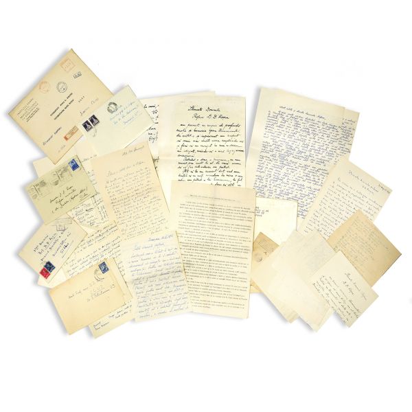 Colecție de 39 corespondențe trimise lui D. D. Roșca de Constantin Noica și alții, cca. 1970 