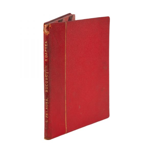 Ion Palavră, Bucureștii noaptea, cu dedicație pentru Radu Cluceru și ex-libris