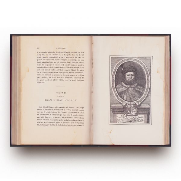 Prinos lui D. A. Sturdza, 1903, exemplar numerotat, cu dedicația editorului