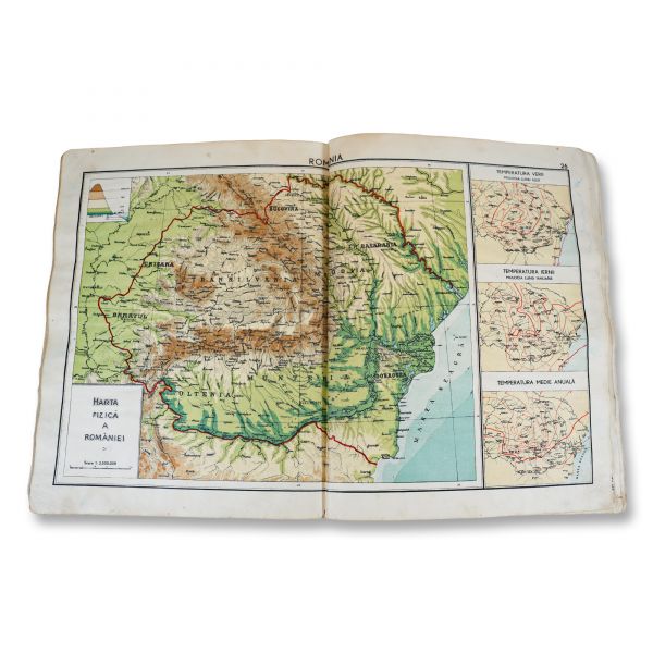 I. Popa-Burcă, Atlas geografic pentru uzul școlilor secundare, 1937 