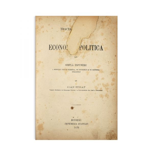 Ioan Strat, Tratat complet de economie politică, 1870